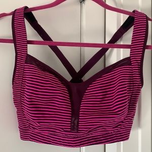 Lululemon high impact pink sports bra